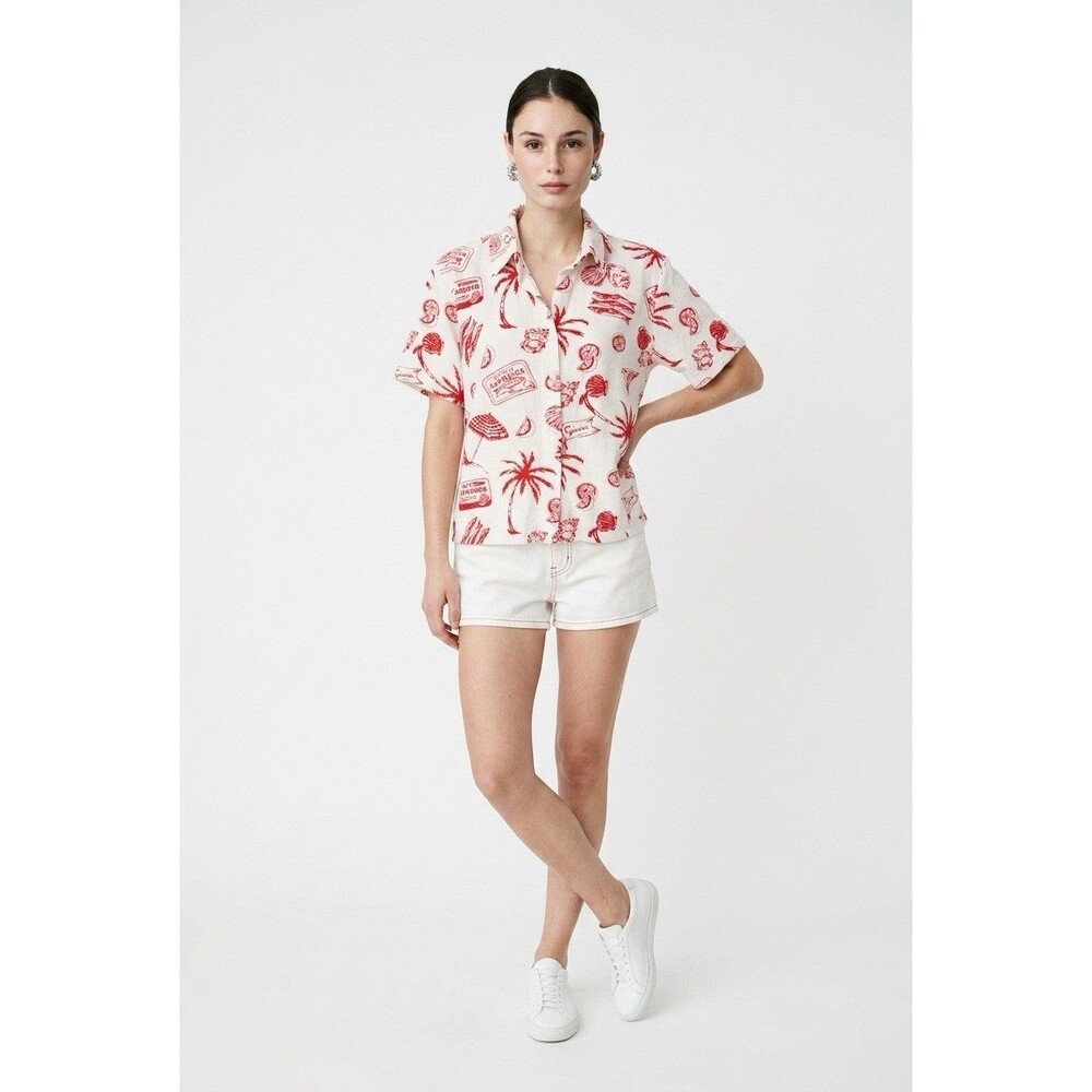 Angel Kiss Linen Blouse Medium